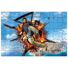 Магнитный пазл на тему компьютерная игра Just cause Drabs