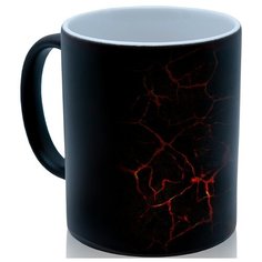 Кружка хамелеон Dota лого, необычный сувенир Drabs