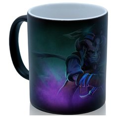 Кружка хамелеон Dota Riki, необычный подарок Drabs