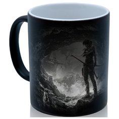 Кружка хамелеон Tomb rider, необычный подарок Drabs
