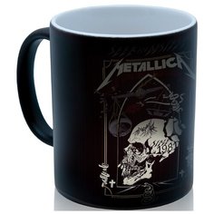 Кружка хамелеон Metallica весы, крутой сувенир Drabs