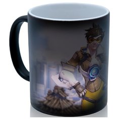 Кружка хамелеон Overwatch, необычный сувенир Drabs