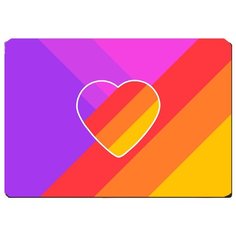 Игровой коврик для мыши Likee, сердечко в центре Drabs