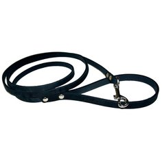 Поводок для собак Аркон Стандарт однослойный черный 1.4 м 8 мм