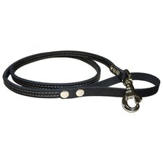 Поводок для собак Аркон Стандарт двухслойный черный 1.4 м 12 мм