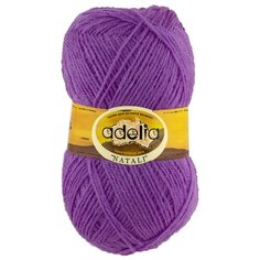 Пряжа Adelia "NATALI" 100% акрил №10 сиреневый - 10 мотков по 50 г