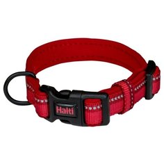Ошейник для собак COA "HALTI Collar", красный, S, 25-35см (Великобритания)