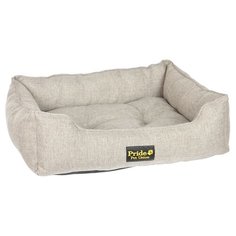 Лежак для собак и кошек PRIDE Прованс 60х50х18 см песочный