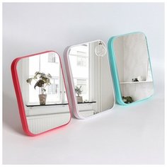 Зеркало настольное, зеркальная поверхность 12,7 × 17,7 см, МИКС Сима ленд