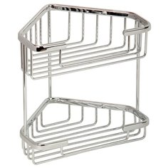 Полка металлическая угловая двойная Veragio BASKET VR.GFT-9053.CR