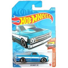 Hot Wheels Базовая машинка 67 Chevy C10, голубая