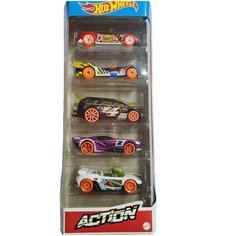 Hot Wheels Набор машинок Action 2, 5 шт