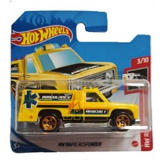 Hot Wheels Базовая машинка HW Rapid Responder, желтая