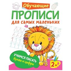 Дмитриева В. "Обучающие прописи для самых маленьких. Учимся писать буквы и цифры" Малыш