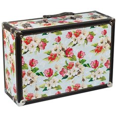 Шкатулка Gamma, DBQ-01 "чемоданчик" 39 x 27 x 14 см, №007 "Цветочки"