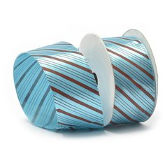 TX-02.1 цв.11 Лента атласная с рисунком TBY.ЛАР.TX-02.1 шир.4см цв.11 уп.9,14 м Ideal