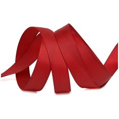 Лента Ideal репсовая в рубчик шир.15мм цв. 260 бордовый уп.27,42м