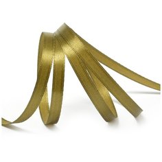 Лента атласная 1/4 (6мм) цв.3151 хаки IDEAL уп.27,4 м