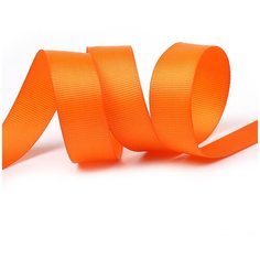 Лента Ideal репсовая в рубчик шир.20мм цв. 751 ярк.оранжевый уп.27,45м