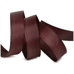 Лента Ideal репсовая в рубчик шир.20мм цв. S864 бордовый уп.27,42м