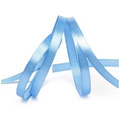 Лента атласная 1/4 (6мм) цв.3103 ярк.голубой IDEAL уп.27,4 м