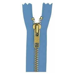 0504219/12 Застежка-молния тип 5 (5,75мм), неразъемная, длина 12см, YKK (546 пастельно-голубой)