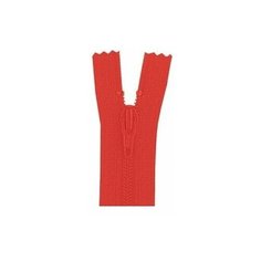 Застежка-молния витая тип 3 (4,15мм), неразъемная, длина 20см, YKK, 0561179/20 (820 алый)