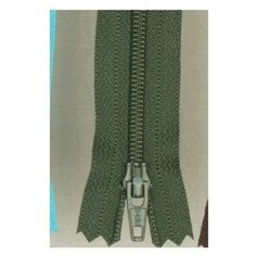 Застежка-молния витая тип 3 (4,15мм), неразъемная, длина 20см, YKK, 0561179/20 (567 оливка)