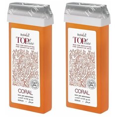 Набор Воск ITALWAX Top Line в картридже Коралл 100 мл. x 2 шт.