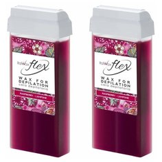 Набор Воск ITALWAX Flex в картридже Малина 100 мл. x 2 шт.