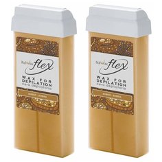 Набор Воск ITALWAX Flex в картридже Янтарь 100 мл. x 2 шт.