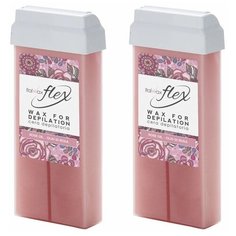 Набор Воск ITALWAX Flex в картридже Кремовая роза 100 мл. x 2 шт.