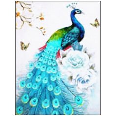 Алмазная мозаика Алмазная Фея A-0388. Гордый павлин