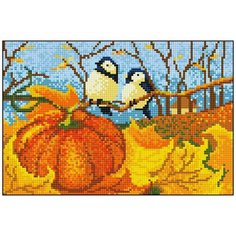 Алмазная мозаика Алмазная Фея 0053. Осенняя атмосфера