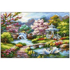 Алмазная мозаика Алмазная Фея 0175. Лебединое озеро