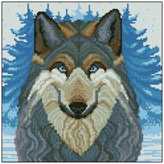 Алмазная мозаика Алмазная Фея 0076. Волк
