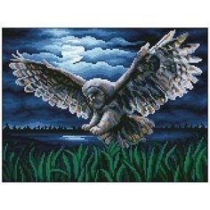 Алмазная мозаика Алмазная Фея 0184. Бородатая неясыть