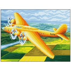 Алмазная мозаика Алмазная Фея 0102. Самолет