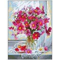 Алмазная мозаика Алмазная Фея 0114. Розовый букет