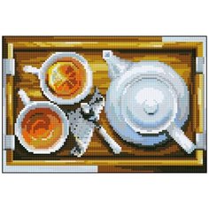 Алмазная мозаика Алмазная Фея 0182. Натюрморт чайный