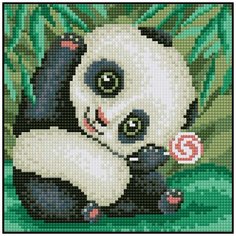 Алмазная мозаика Алмазная Фея 0081. Панда