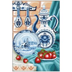 Алмазная мозаика Алмазная Фея 0098. Гжель