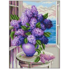 Алмазная мозаика Алмазная Фея 0154. Сирень