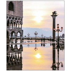 Алмазная мозаика Алмазная Фея A-0221. Набережная после дождя