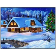 Алмазная мозаика Алмазная Фея A-0391. Скоро Новый год