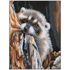 Алмазная мозаика Алмазная Фея A-0343. Кто тут спрятался?