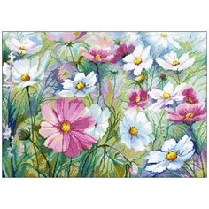 Алмазная мозаика Алмазная Фея 0169. Космеи