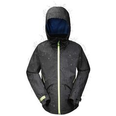 Куртка водонепроницаемая для походов для детей 7–15 лет серая MH550 QUECHUA Х Декатлон 161-172 CM 14-15 Decathlon