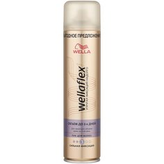 Wella Лак для волос Wellaflex Объем до 2 дней сильной фиксации, сильная фиксация, 400 мл