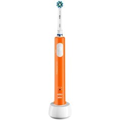 Электрическая зубная щетка Oral-B Pro 400 CrossAction, оранжевый